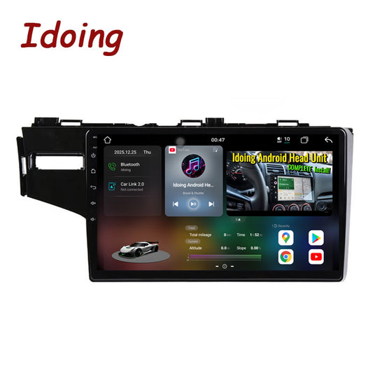 Idoing 9inch Android 14 Radio Head Unit For Honda Jazz 3 Fit 3 2015-2020