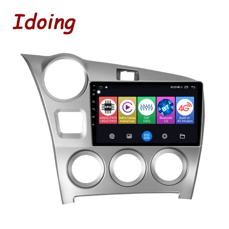 Idoing 9inch Android 12 Radio Head Unit For Toyota Matrix 2 E140 2008-2014