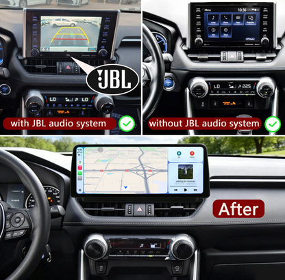 Idoing 12.3inch Android 14 Radio Head Unit For Toyota RAV4 XA50 2020-2026