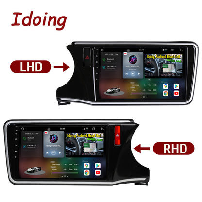 Idoing 10.2inch Android 14 Radio Head Unit For Honda City 2014-2017