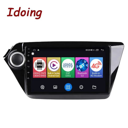 Idoing 9inch Android 12 Radio Head Unit For Kia RIO 3 UB QB RIO 4 FB 2011-2019