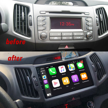 Idoing 9inch Android 14 Radio Head Unit For Kia Sportage 2010-2016