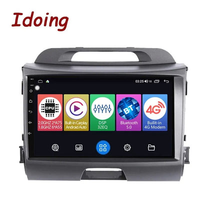 Idoing 9inch Android 12 Radio Head Unit For Kia Sportage 3 SL R 2010-2016