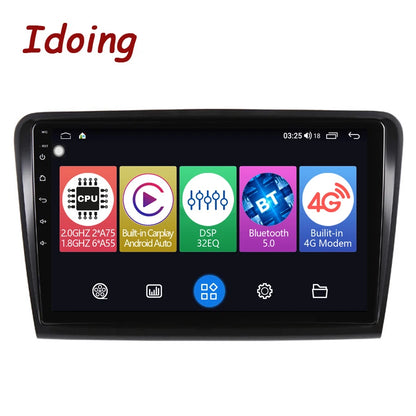 Idoing 9inch Android 12 Radio Head Unit For Skoda Superb 2008-2014