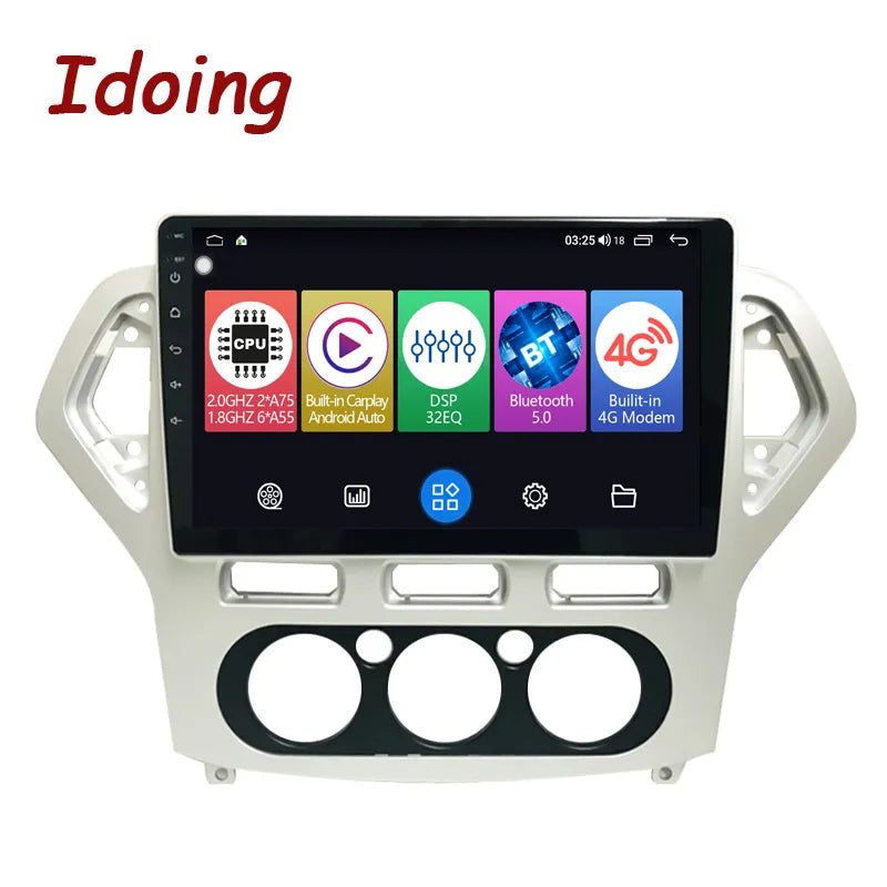 Idoing 9inch Android 12 Radio Head Unit For Ford Mondeo 4 2006-2010