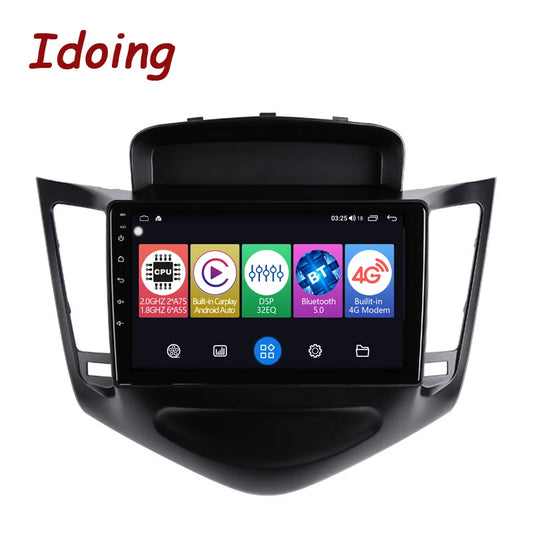 Idoing 9inch Android 12 Radio Head Unit For Chevrolet Cruze J300 2008-2014