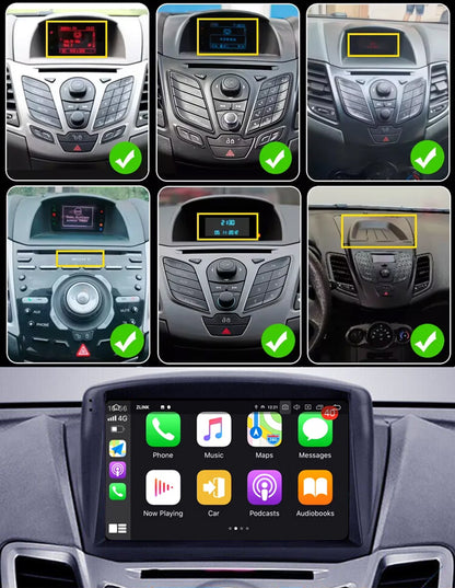 Idoing 9inch Android 12 Radio Head Unit For Ford Fiesta Mk 6 2008-2019