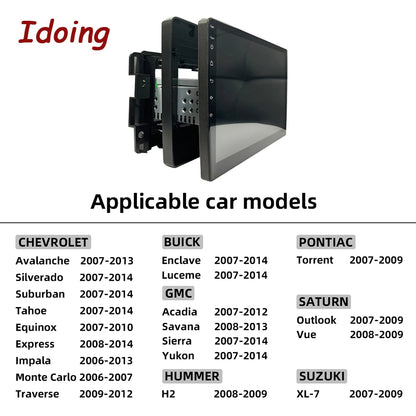 Idoing 10.2inch Android 12 Radio Head Unit For Chevrolet Silverado/Tahoe/Suburban/Enclave/GMC Yukon/Sierra/Hummer H2