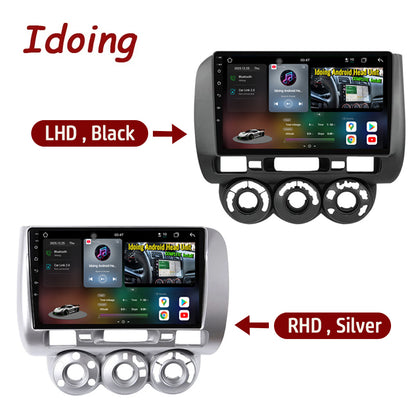 Idoing 9inch Android 14 Radio Head Unit For Honda Fit 2006 2007 2008