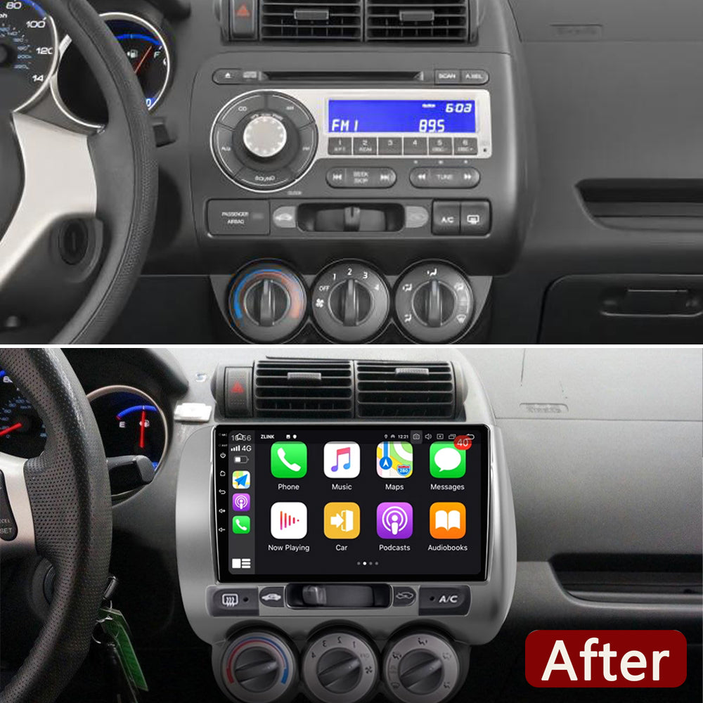Idoing 9inch Android 14 Radio Head Unit For Honda Fit 2006 2007 2008