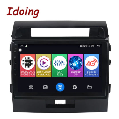 Idoing 10.2inch Android 12 Radio Head Unit For Toyota Land Cruiser 11 LC 200 2008-2013