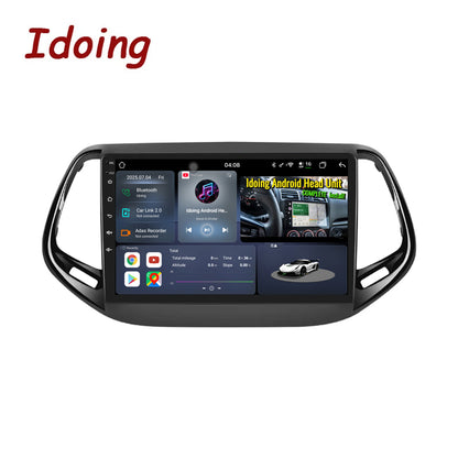 Idoing 9inch Android 13 Radio Head Unit For Jeep Compass 2017-2021