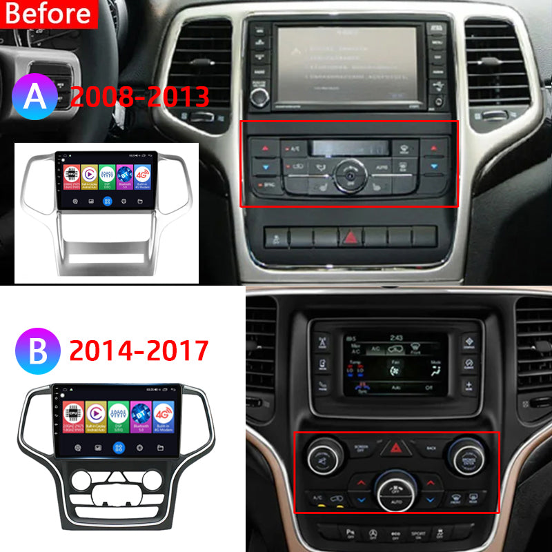 Idoing 9inch Android 12 Radio Head Unit For Jeep Grand Cherokee WK2 2008-2013