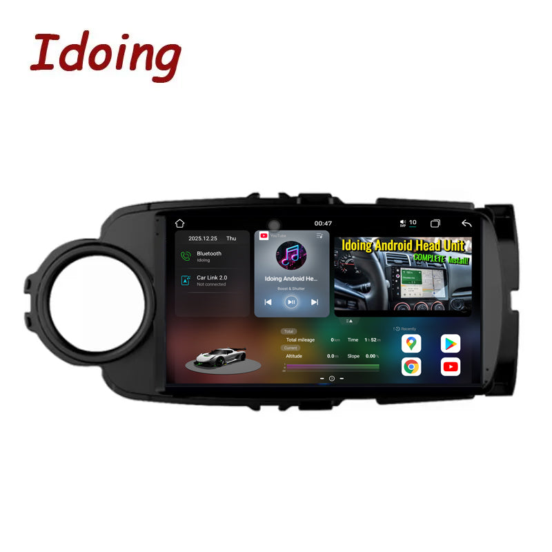 Idoing 9inch Android 14 Radio Head Unit For Toyota Yaris 2012-2017