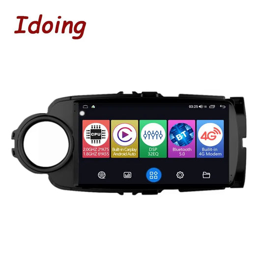 Idoing 9inch Android 12 Radio Head Unit For Toyota Yaris 2012-2017