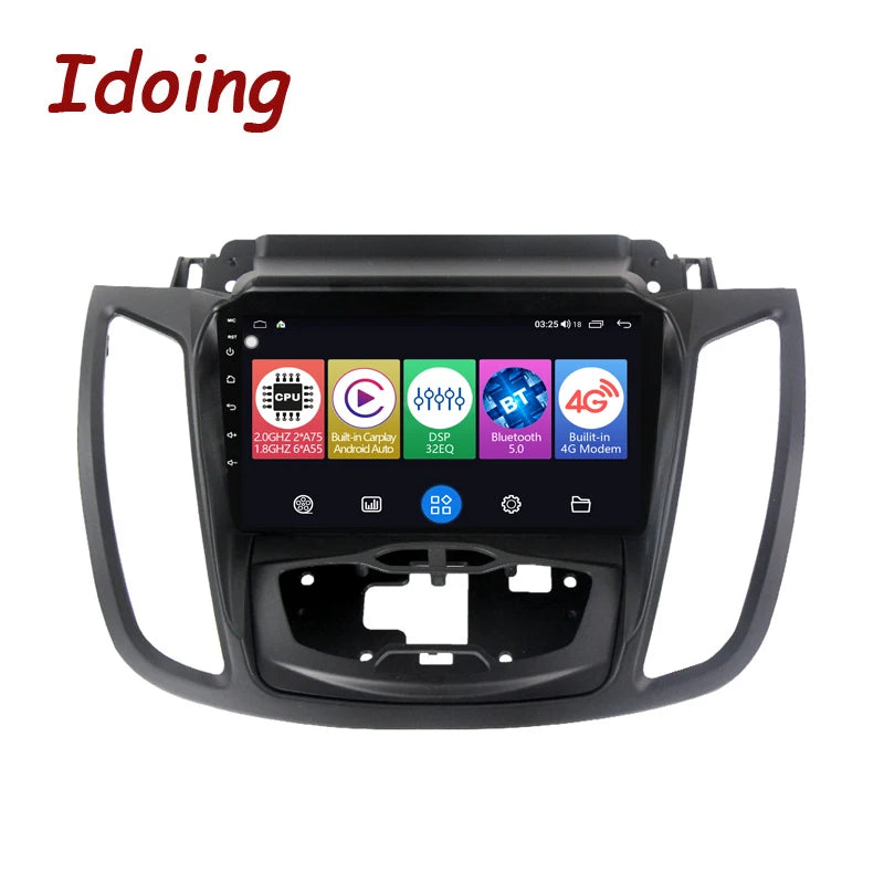 Idoing 9inch Android 12 Radio Head Unit For Ford C-Max Kuga 2 Escape 3 2012-2019