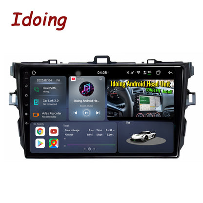 Idoing 9inch Android 13 Radio Head Unit For Toyota Corolla 10 E140 E150 2006-2013