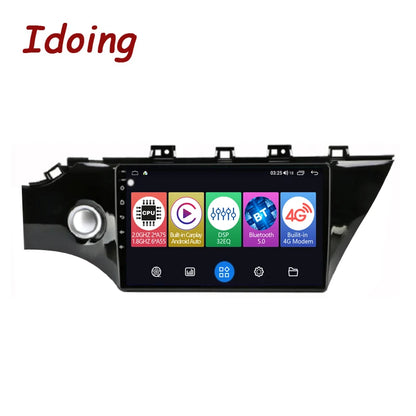 Idoing 9inch Android 12 Radio Head Unit For Kia Rio K2 2017 2018