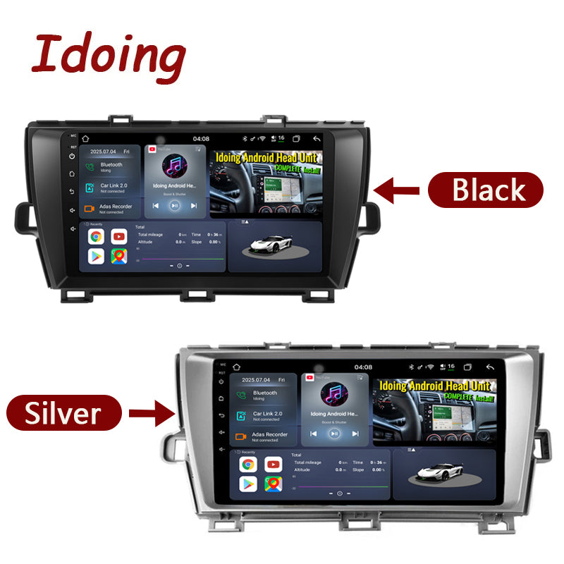 Idoing 9inch Android 13 Radio Head Unit For Toyota Prius XW30 2009-2015
