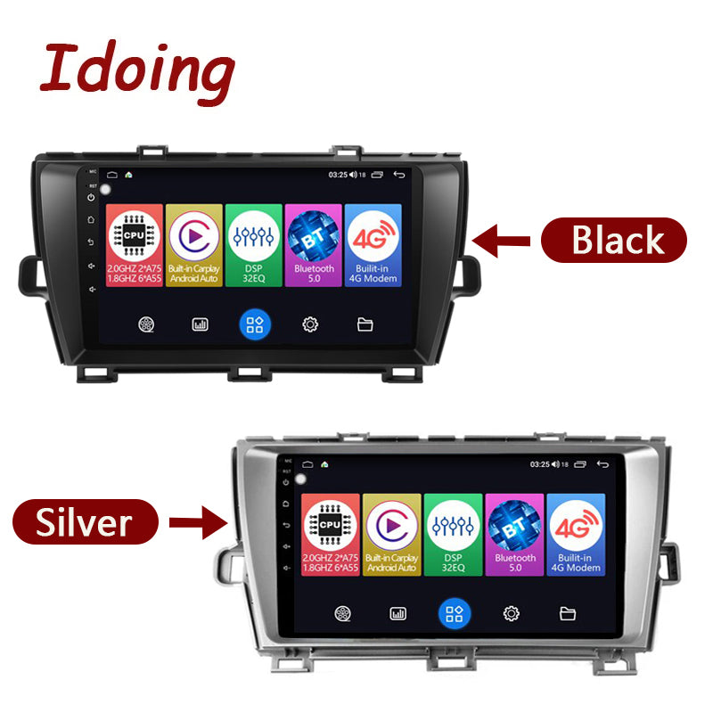 Idoing 9inch Android 12 Radio Head Unit For Toyota Prius XW30 2009-2015