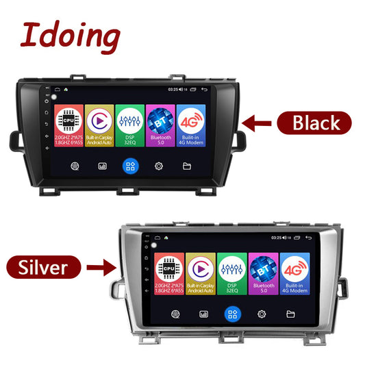 Idoing 9inch Android 12 Radio Head Unit For Toyota Prius XW30 2009-2015