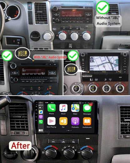 Idoing 10.2inch Android 13 Radio Head Unit 6GB+128GB For Toyota Tundra 2007-2013 Toyota Sequoia 2008-2019