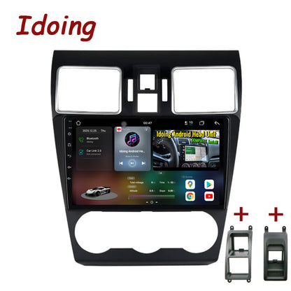 Idoing 9inch Android 14 Radio Head Unit For Subaru WRX Sti XV Forester 2016-2022