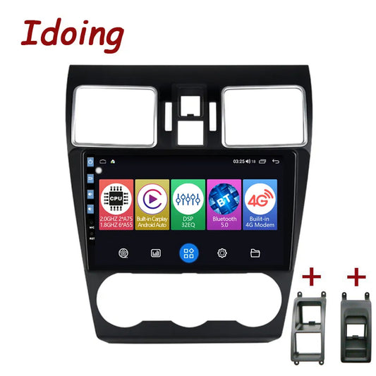 Idoing 9inch Android 12 Radio Head Unit For Subaru WRX Sti XV Forester 2016-2022