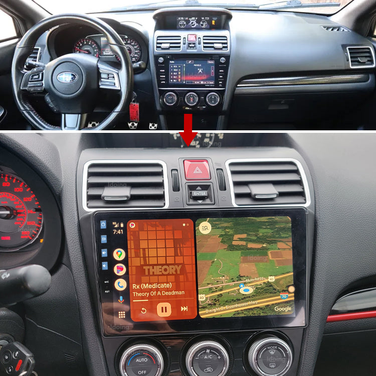Idoing 9inch Android 12 Radio Head Unit For Subaru WRX Sti XV Forester 2016-2022
