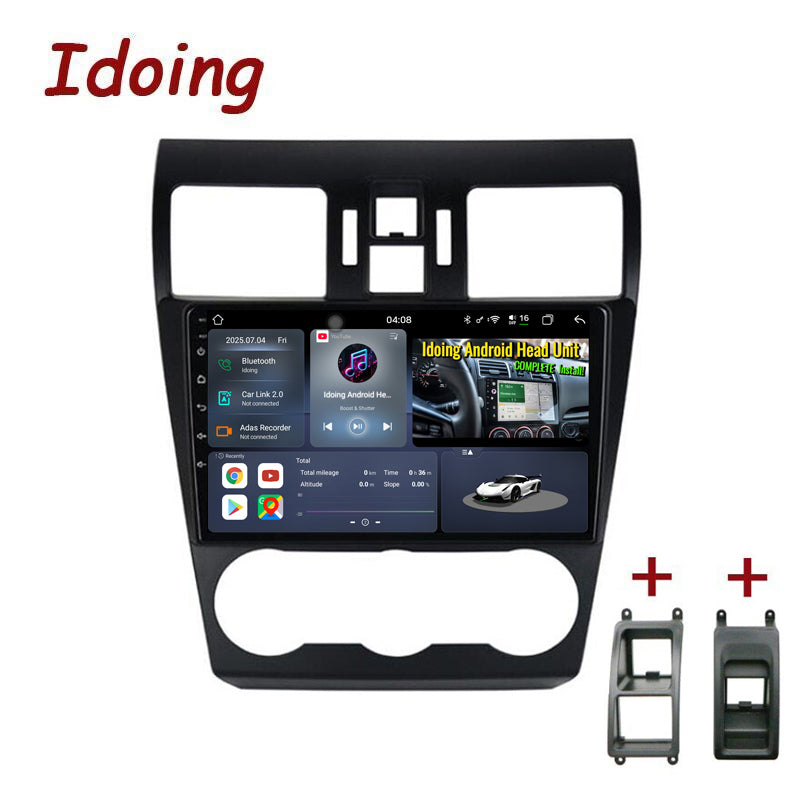 Idoing 9inch Android 13 Radio Head Unit For Subaru WRX STI Forester Impreza SJ XV 2012-2015