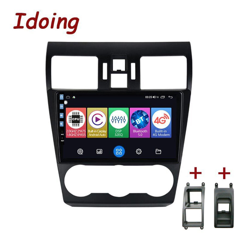 Idoing 9inch Android 12 Radio Head Unit For Subaru WRX STI Forester Impreza XV 2012-2015
