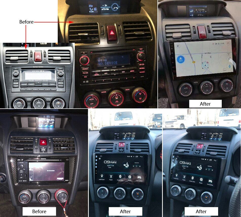 Idoing 9inch Android 12 Radio Head Unit For Subaru WRX STI Forester Impreza XV 2012-2015