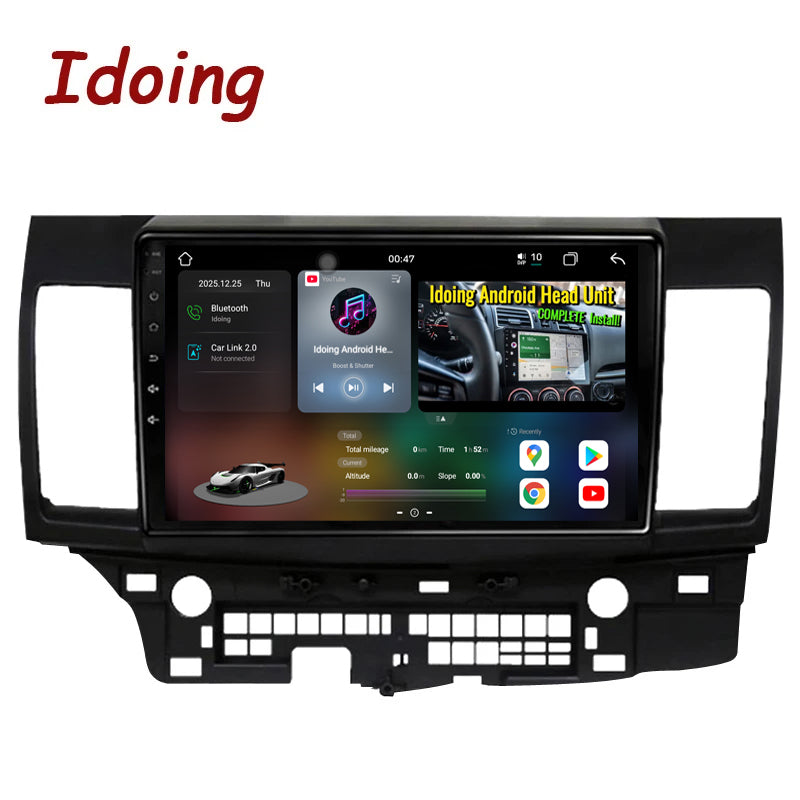 Idoing 10,2 Zoll Android 12 Radio-Headunit für Mitsubishi Lancer 2010-2016