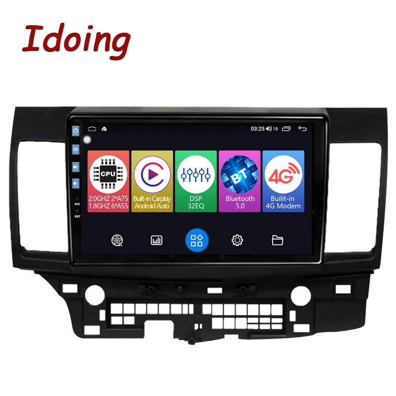 Idoing 10.2inch Android 12 Radio Head Unit For Mitsubishi Lancer 2008-2017
