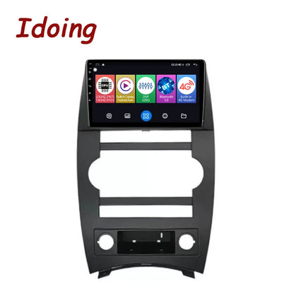 Idoing 9inch Android 12 Radio Head Unit For Jeep Commander XK 2007-2008