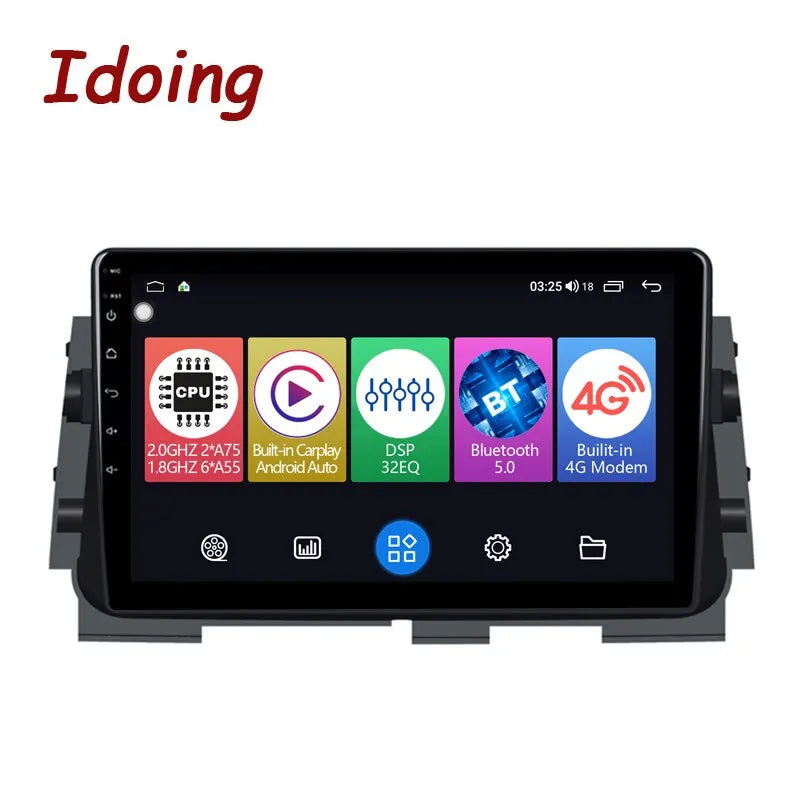 Idoing 10.2inch Android 12 Radio Head Unit For Nissan Kicks Micra P15 2016-2020