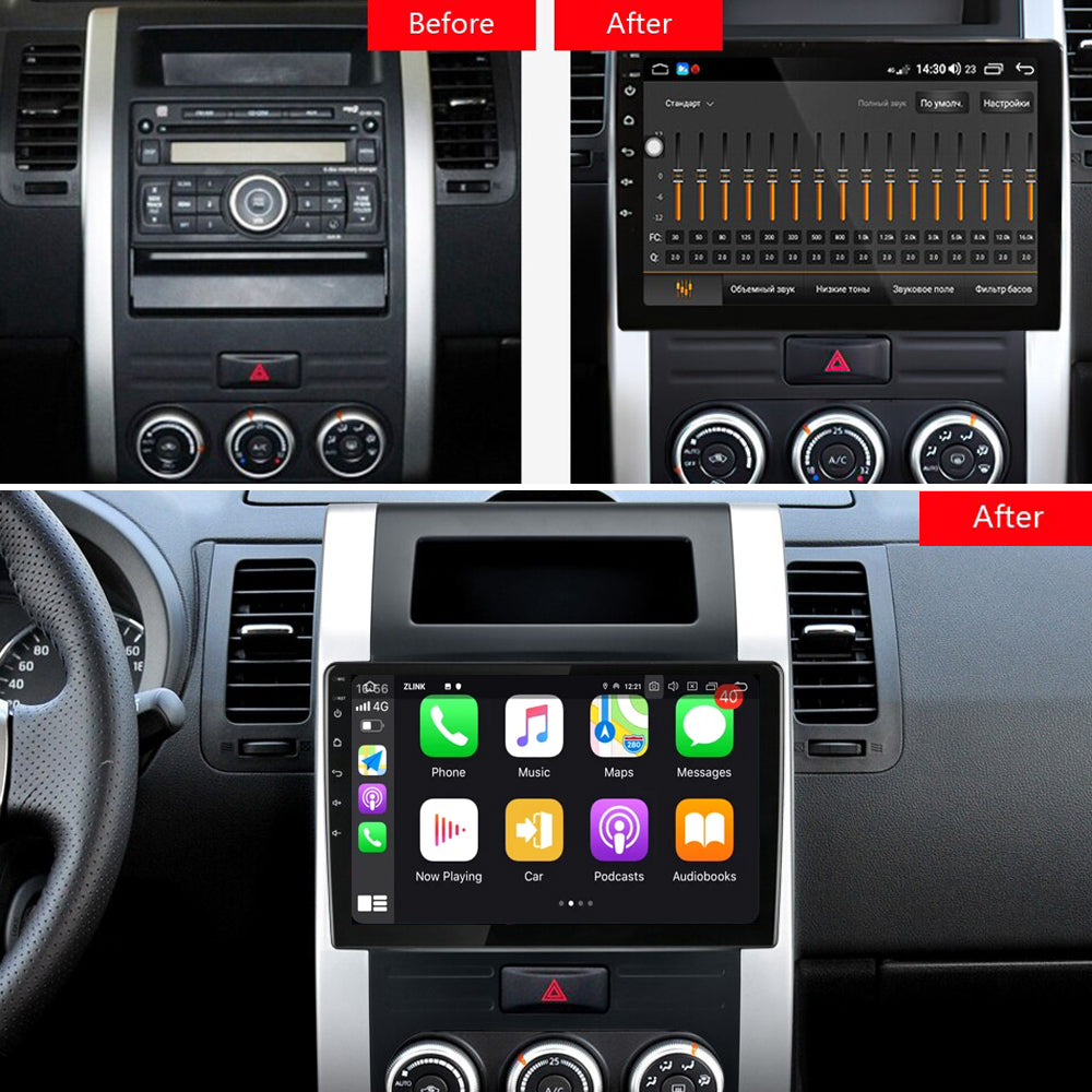 Idoing 10.2inch Android 12 Radio Head Unit For NissanX-Trail Xtrail X Trail 2 T31 2007-2014