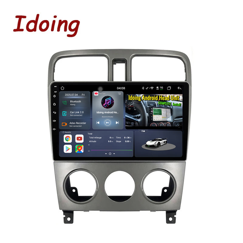 Idoing 9inch Android 13 Radio Head Unit For Subaru Forester WRX 2004-2008