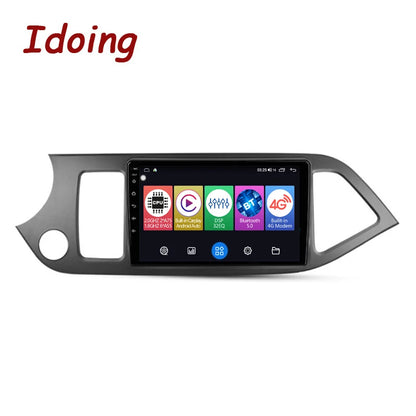 Idoing 9inch Android 12 Radio Head Unit For Kia Picanto Morning 2011-2016