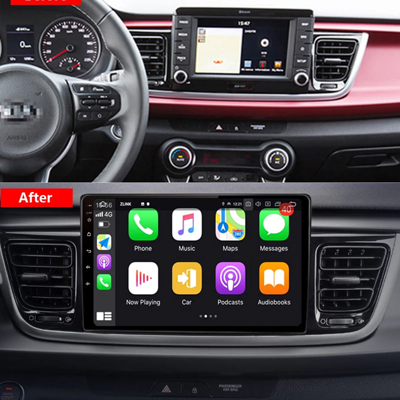 Idoing 9inch Android 12 Radio Head Unit For Kia RIO YB KX Cross 2016-2020