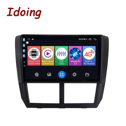 Idoing 9inch Android 12 Radio Head Unit For Subaru Forester WRX 2008-2014