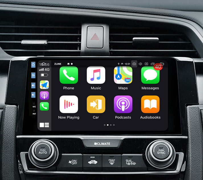 Idoing 9inch Android 12 Radio Head Unit For Honda Civic 10 2015-2020