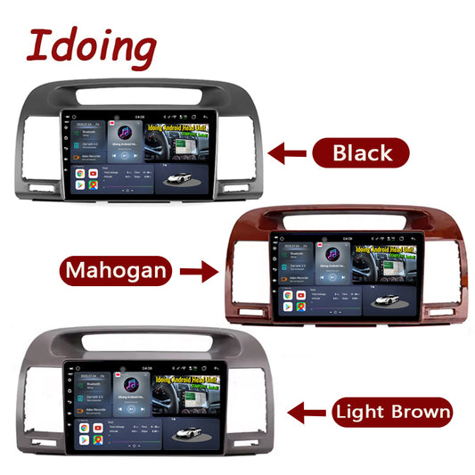 Idoing 9inch Android 13 Radio Head Unit For Toyota Camry 2001-2006