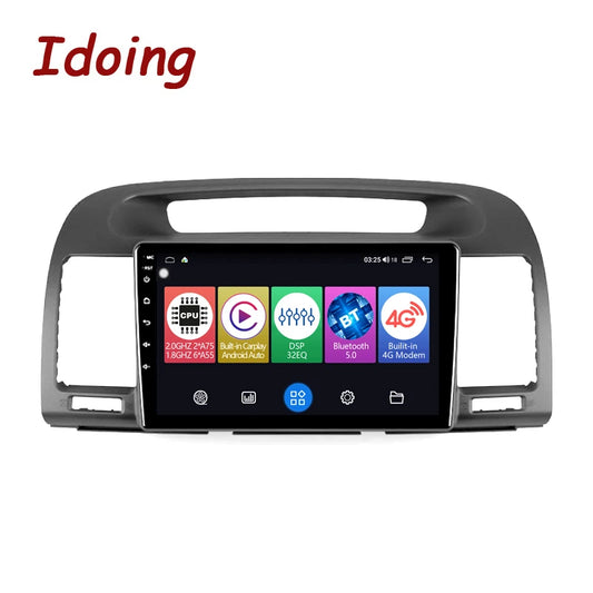 Idoing 9inch Android 12 Radio Head Unit For Toyota Camry 5 XV 30 2001-2006