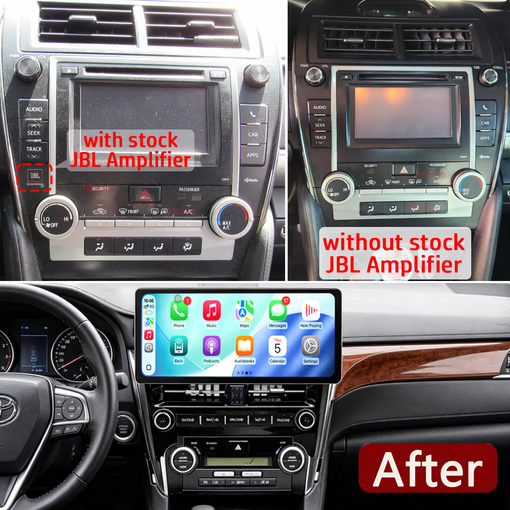 Idoing 12.3inch Android 14 Radio Head Unit For Toyota Camry 2012-2014
