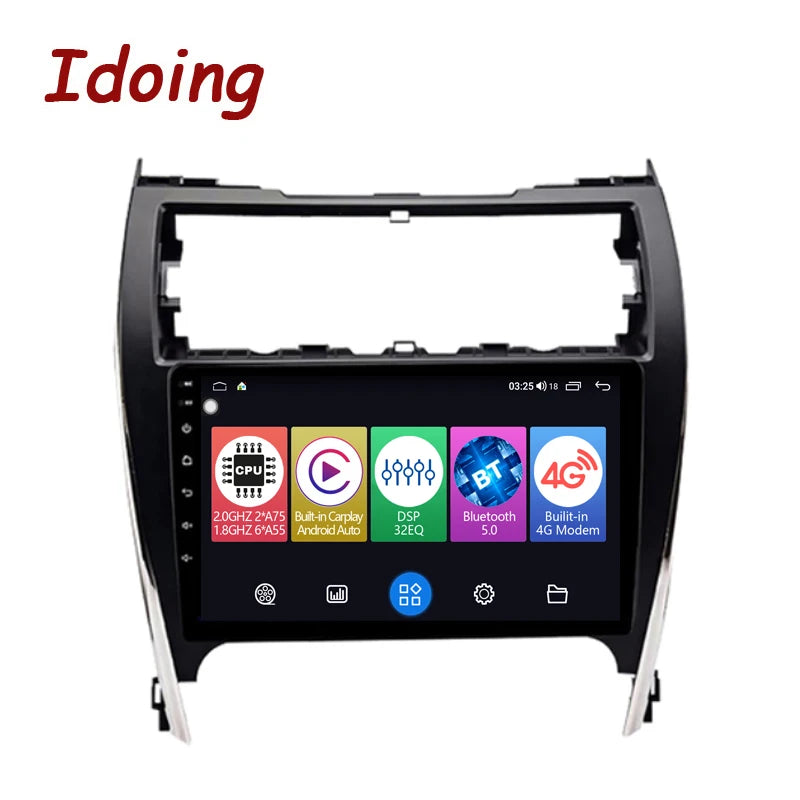 Idoing 10.2inch Android 12 Radio Head Unit For Toyota Camry 7 XV 50 55 2012-2014