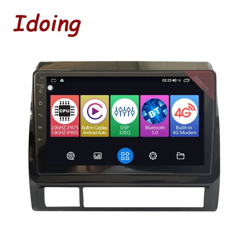 Idoing 9inch Android 12 Radio Head Unit For Toyota Tacoma 2 N200 Hilux 2005-2015