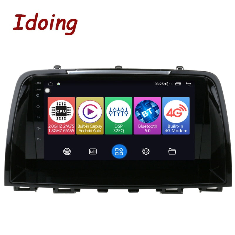 Idoing 9inch Android 12 Radio Head Unit For Mazda 6 Ⅲ GL GJ 2012-2017