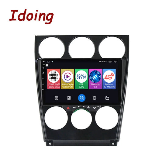 Idoing 9inch Android 12 Radio Head Unit For Mazda 6 2004-2015