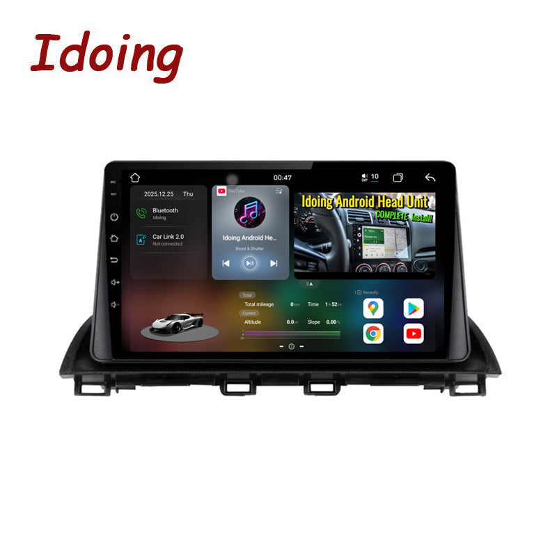 Idoing 9 Zoll Android 12 Radio-Headunit für Mazda 3 Axela BM 2013-2018